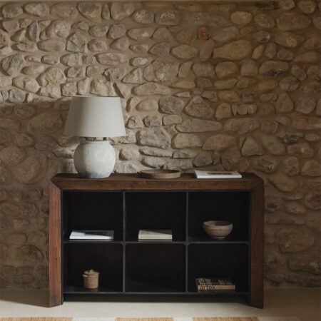 Credenza in legno riciclato Juvira 150x45 cm