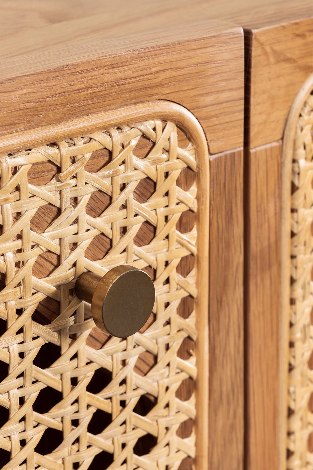 Credenza in Rattan e Legno Edwina