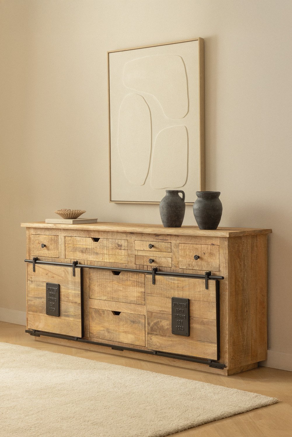 Credenza in legno di mango Uain