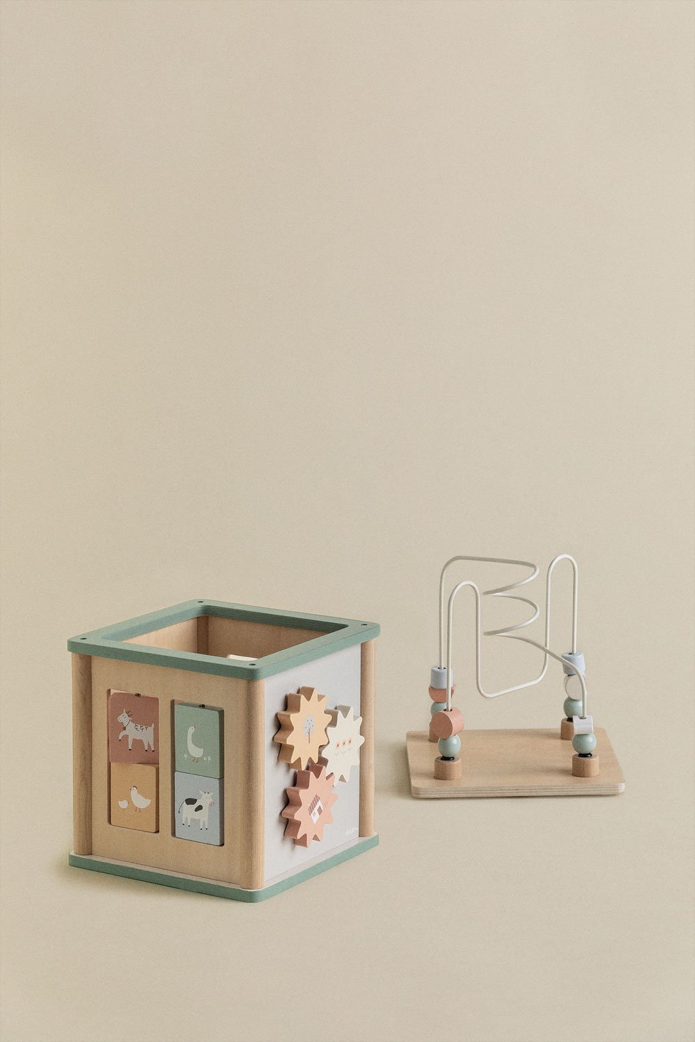 Cubo attività in legno per bambini Ardisa