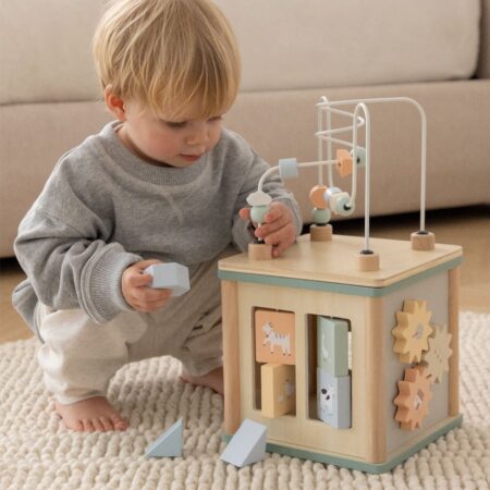 Cubo attività in legno per bambini Ardisa