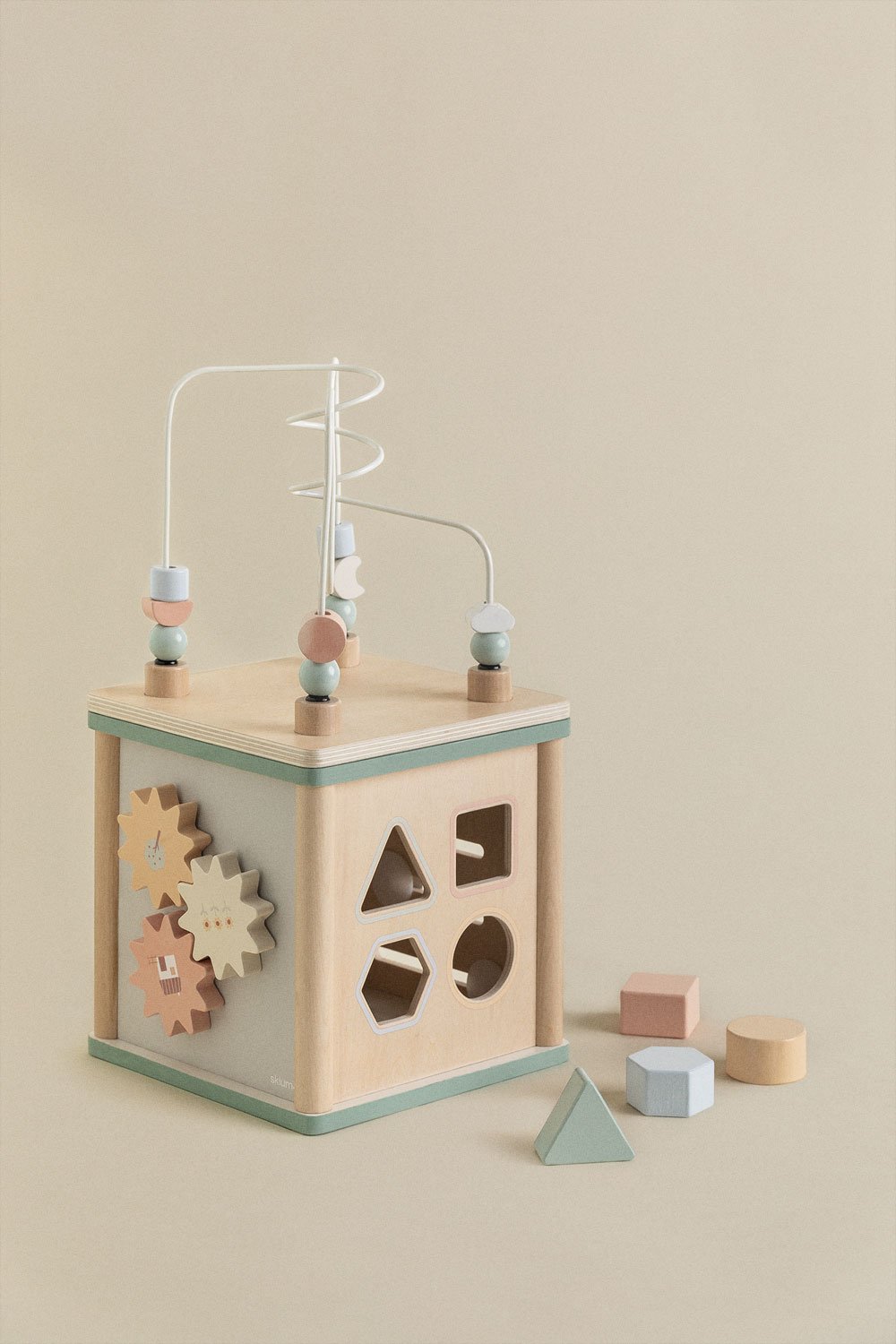 Cubo attività in legno per bambini Ardisa
