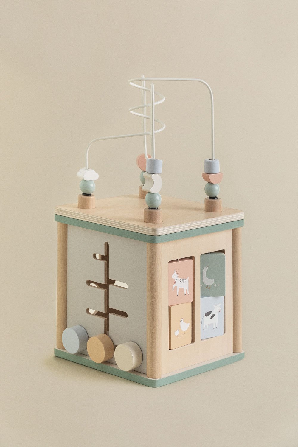 Cubo attività in legno per bambini Ardisa