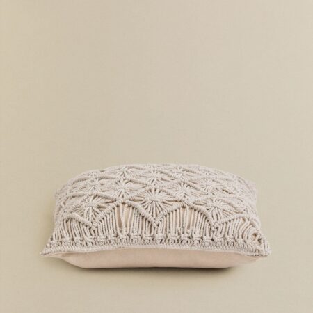 Cuscino in Macramè Quadrato (45x45 cm) Senena