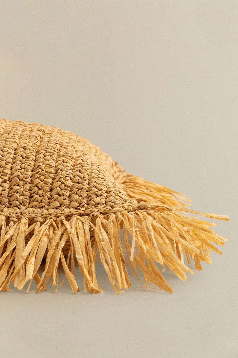 Cuscino in rafia intrecciata (30x50 cm) Doncka