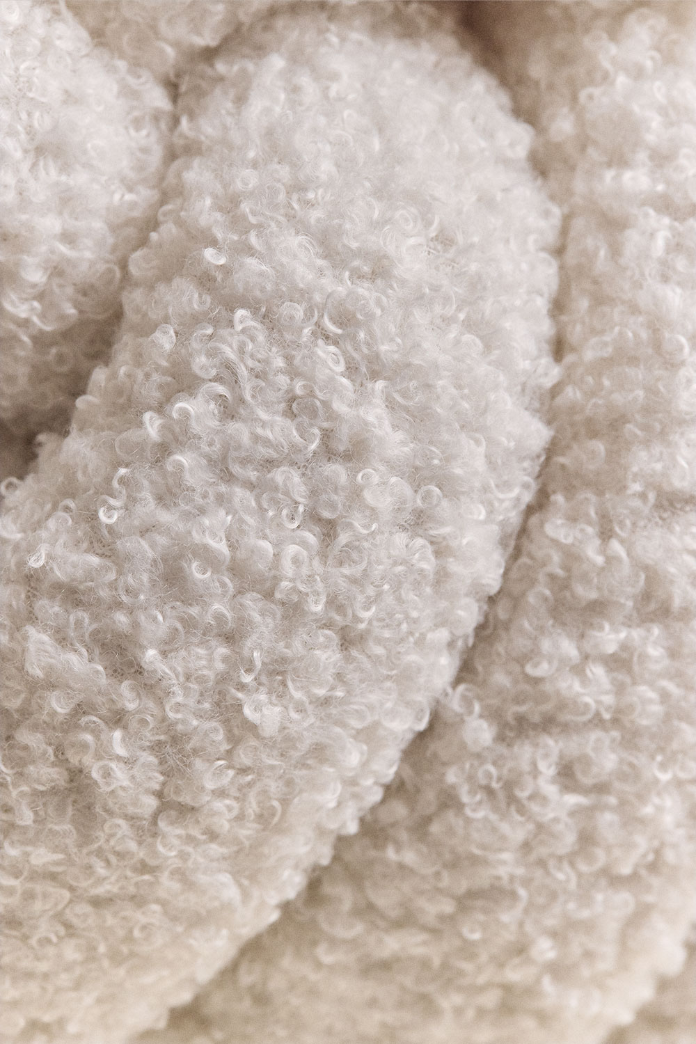 Cuscino in shearling (Ø25 cm) Ibona