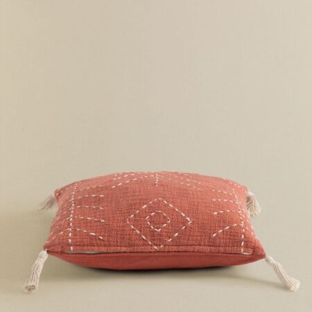 Cuscino quadrato in cotone (40x40 cm) Lemes