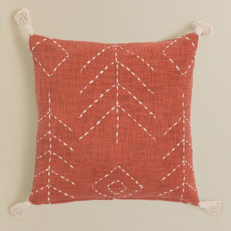 Cuscino quadrato in cotone (40x40 cm) Lemes