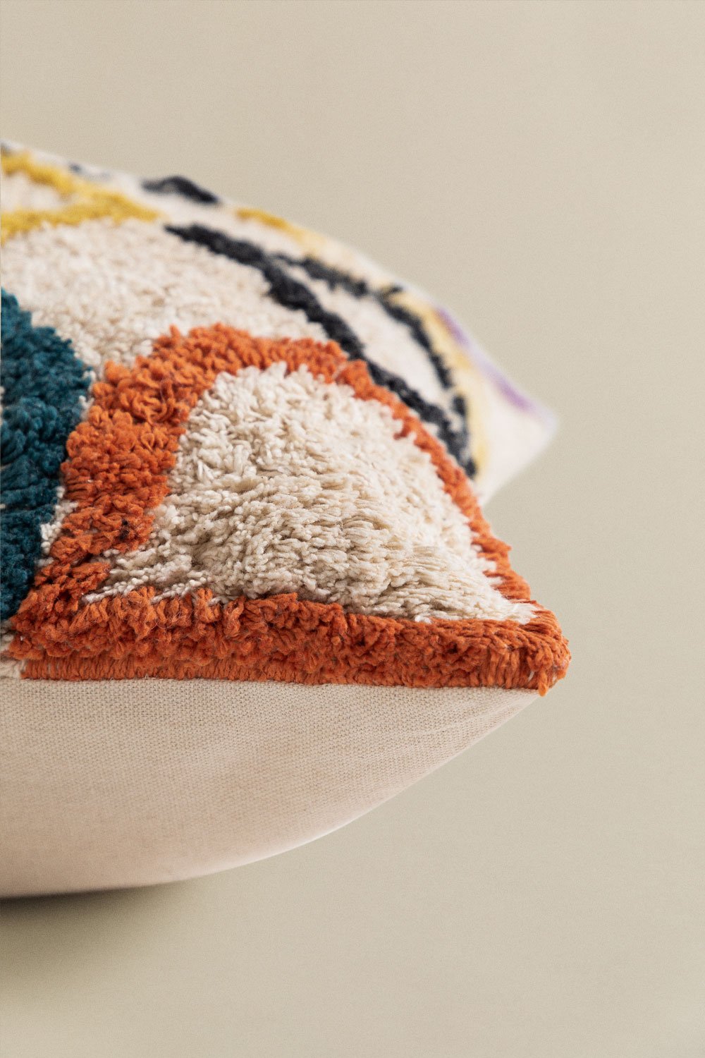 Cuscino quadrato in cotone (43x43 cm) Plui