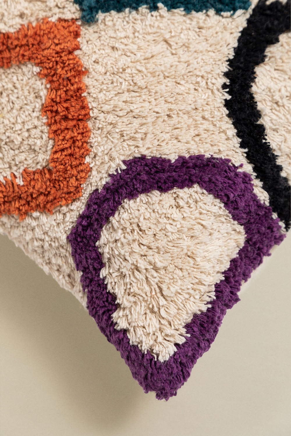 Cuscino quadrato in cotone (43x43 cm) Plui