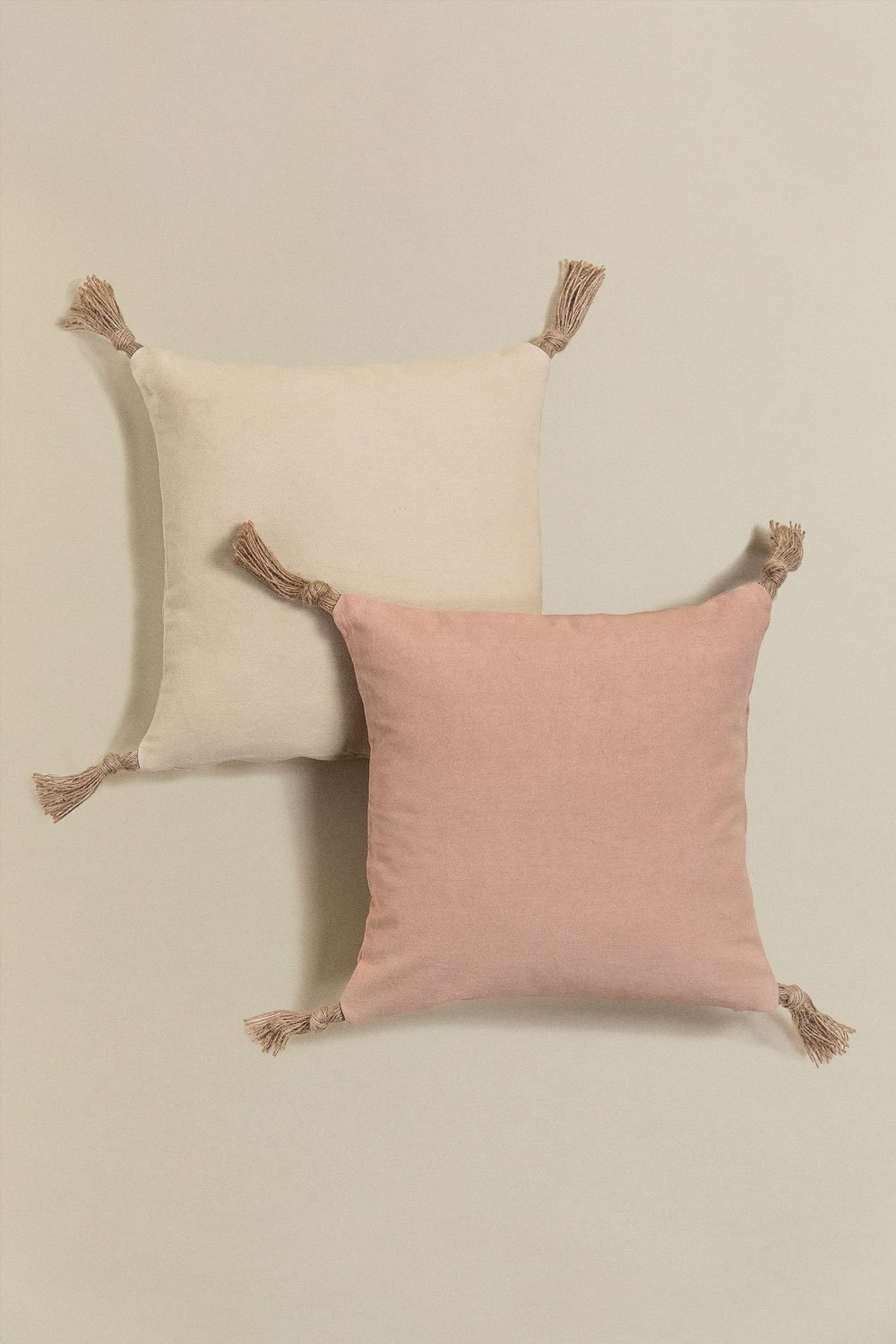 Cuscino quadrato in cotone (45x45 cm) Almiz