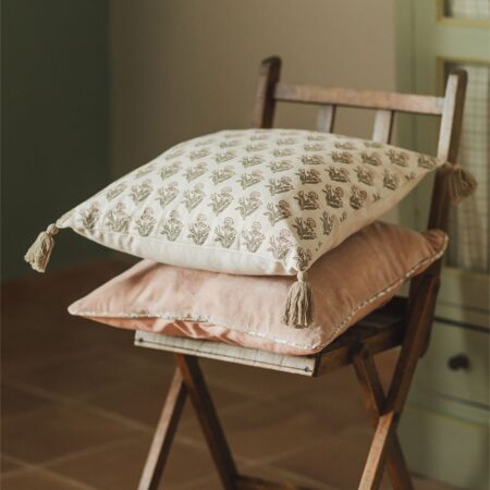 Cuscino quadrato in cotone (45x45 cm) Heitor