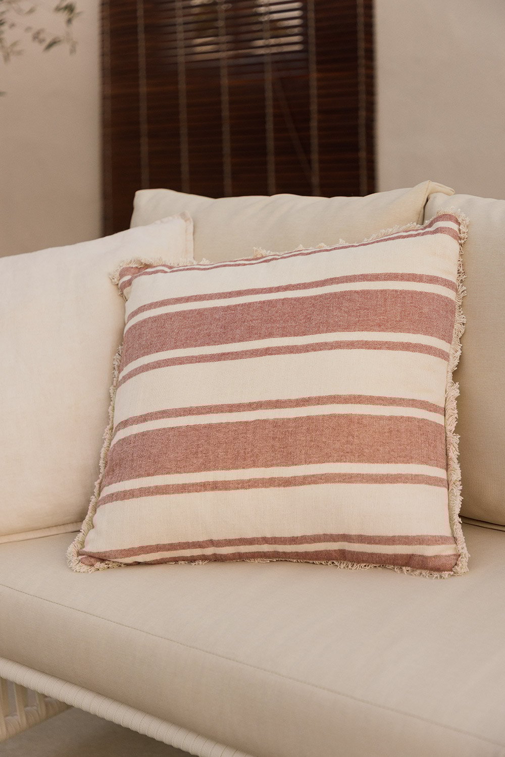 Cuscino quadrato in cotone (45x45 cm) Kiyoco