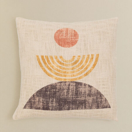 Cuscino quadrato in cotone (45x45 cm) Naim