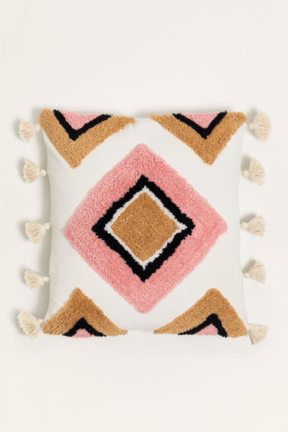 Cuscino quadrato in cotone (45x45 cm) Nikos