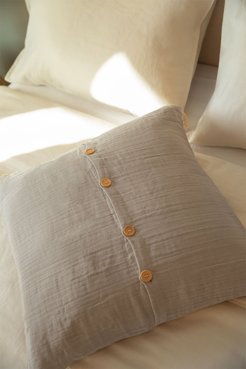 Cuscino quadrato in cotone (60x60 cm) Sozume