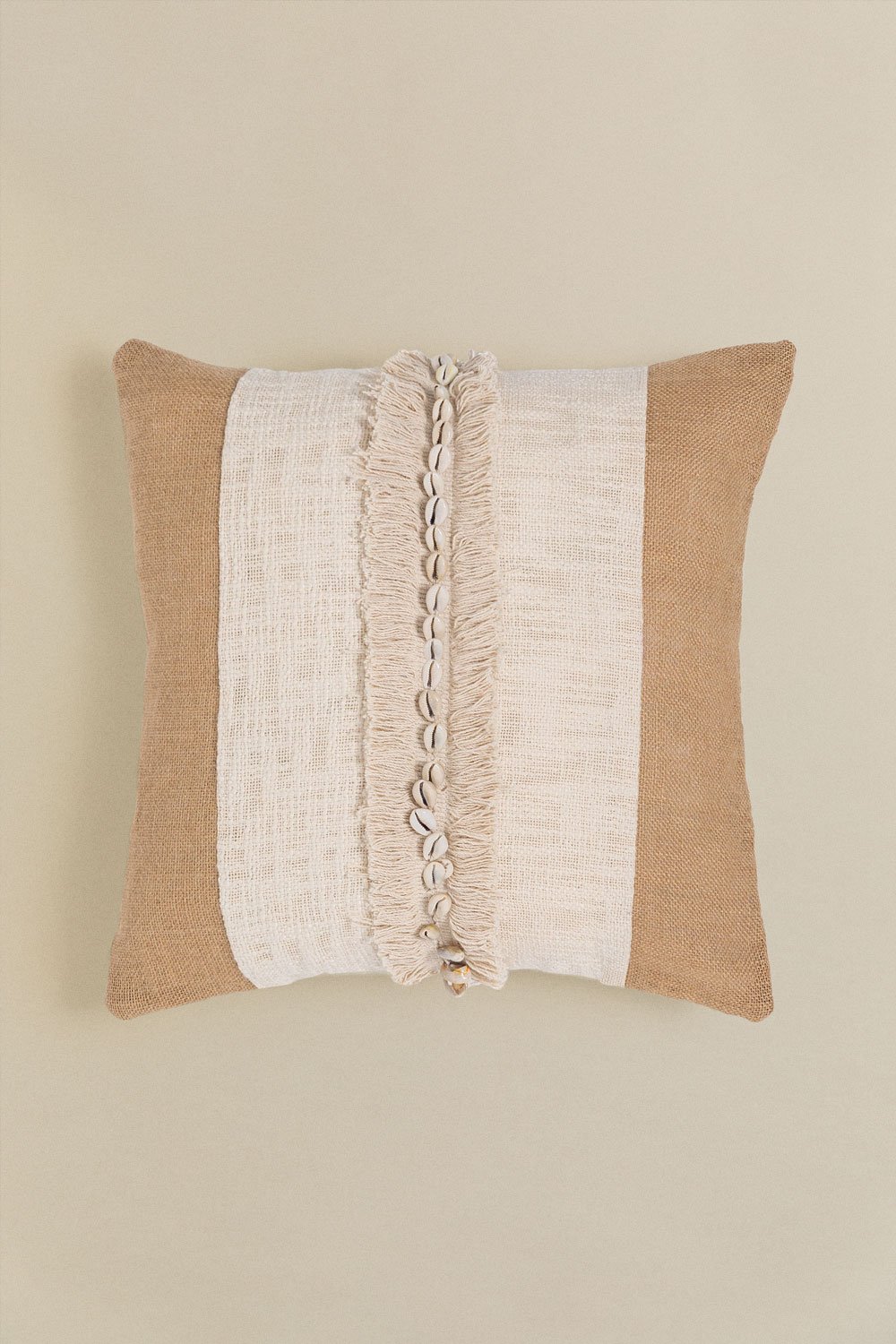 Cuscino Quadrato in Cotone e Juta (45x45 cm) Naiba