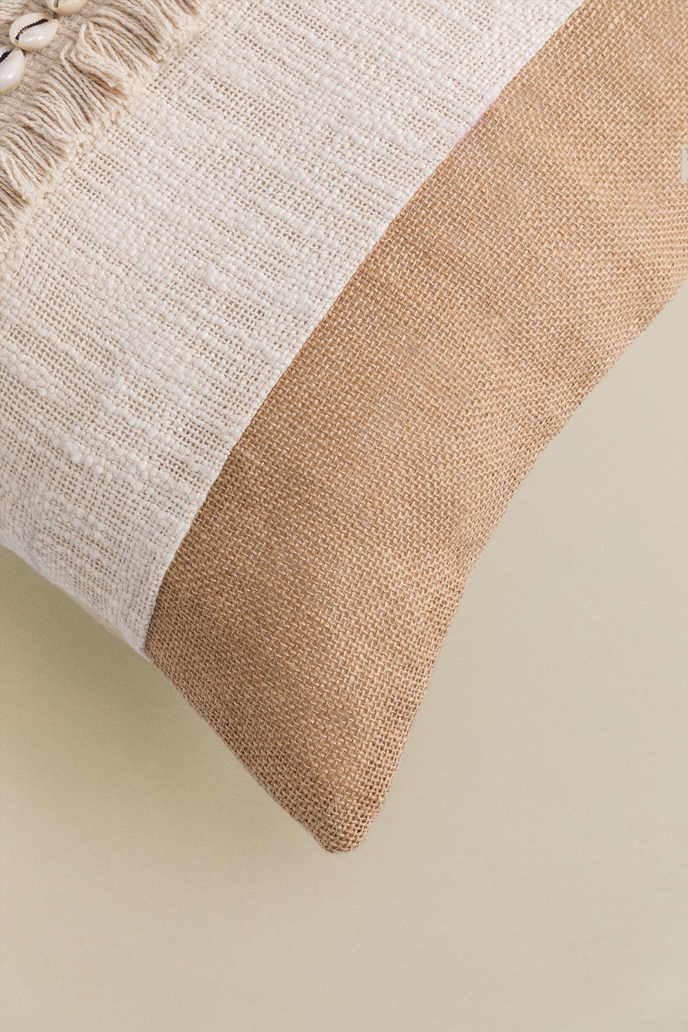 Cuscino Quadrato in Cotone e Juta (45x45 cm) Naiba