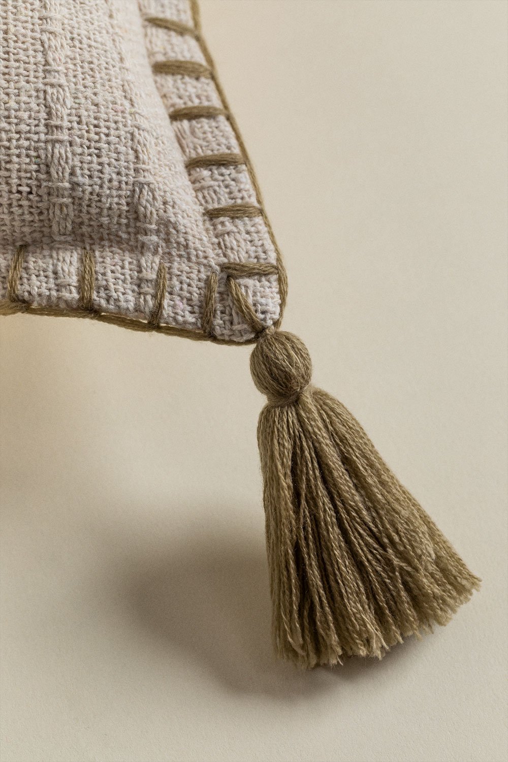 Cuscino quadrato in cotone e lino (45x45 cm) Gautier