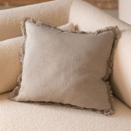 Cuscino quadrato in cotone e lino (45x45 cm) Glenfern