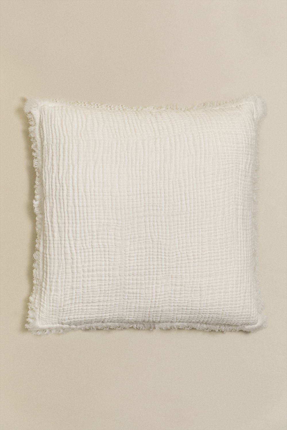 Cuscino quadrato in garza di cotone (45x45 cm) Jobert