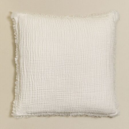 Cuscino quadrato in garza di cotone (45x45 cm) Jobert