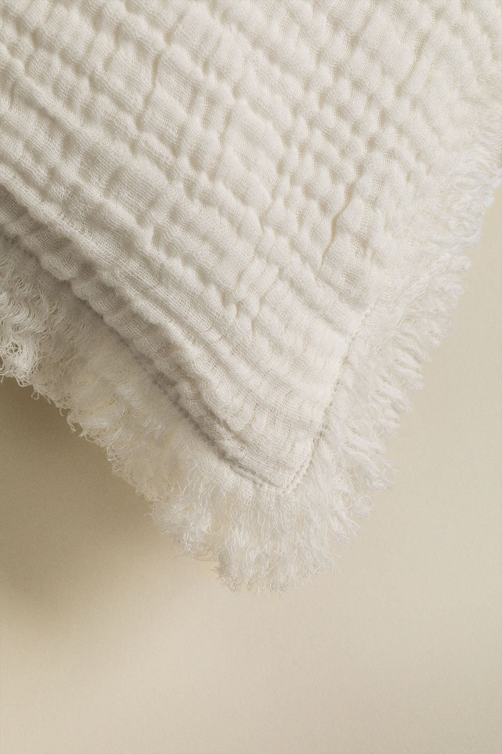 Cuscino quadrato in garza di cotone (45x45 cm) Jobert