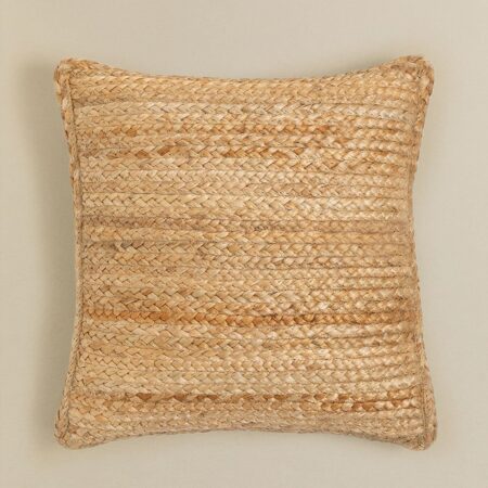 Cuscino quadrato in juta (40x40 cm) Ticmon