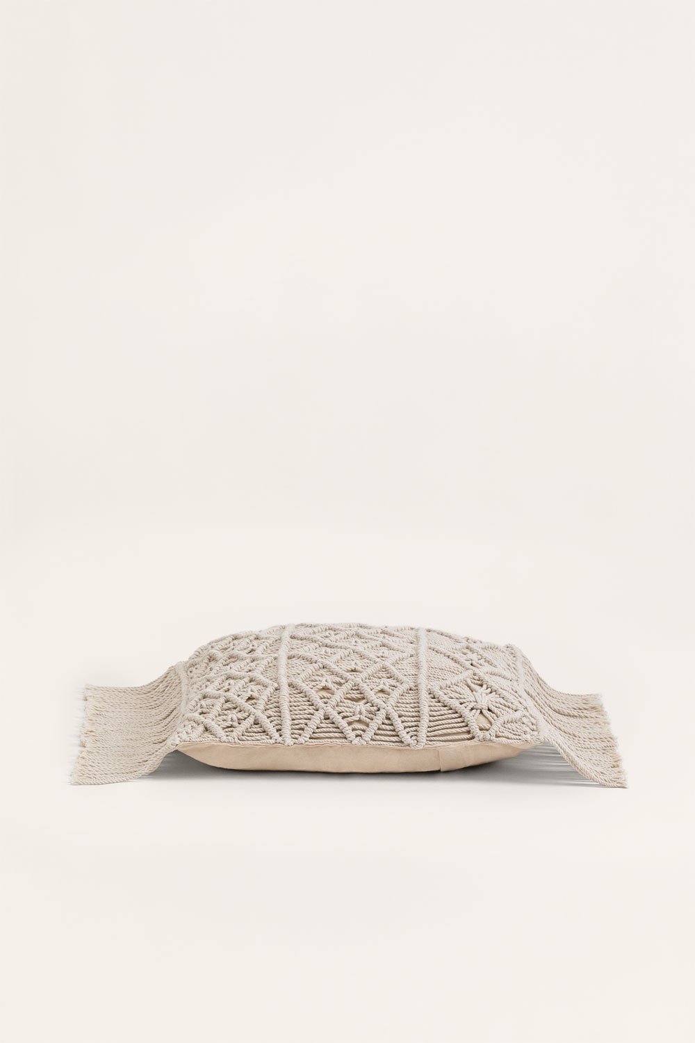 Cuscino quadrato in macramè (45x45 cm) Narses