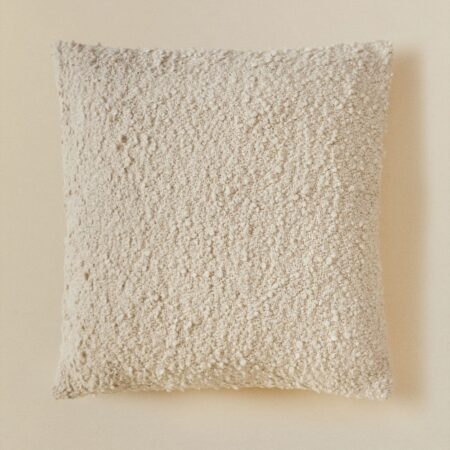 Cuscino quadrato in tessuto bouclé (45x45 cm) Zanero