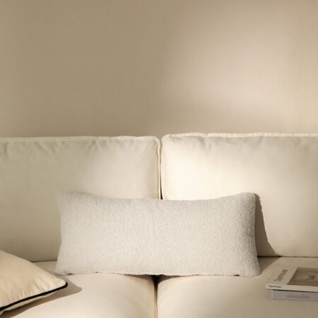 Cuscino rettangolare in shearling (70x30 cm) Borjan