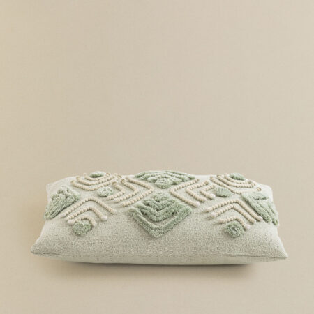 Cuscino ricamato in cotone (30x45 cm) Efra