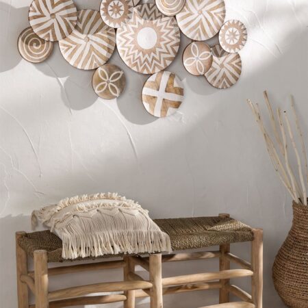 Decorazione murale in legno (108x63 cm) Sory