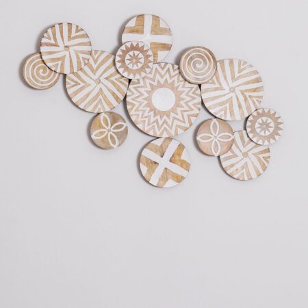 Decorazione murale in legno (108x63 cm) Sory