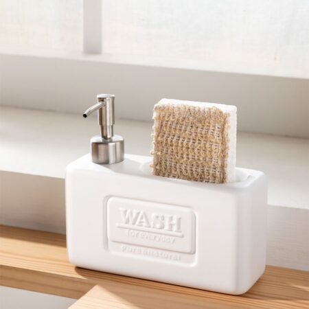 Dispenser di sapone da cucina in ceramica Yaddiel