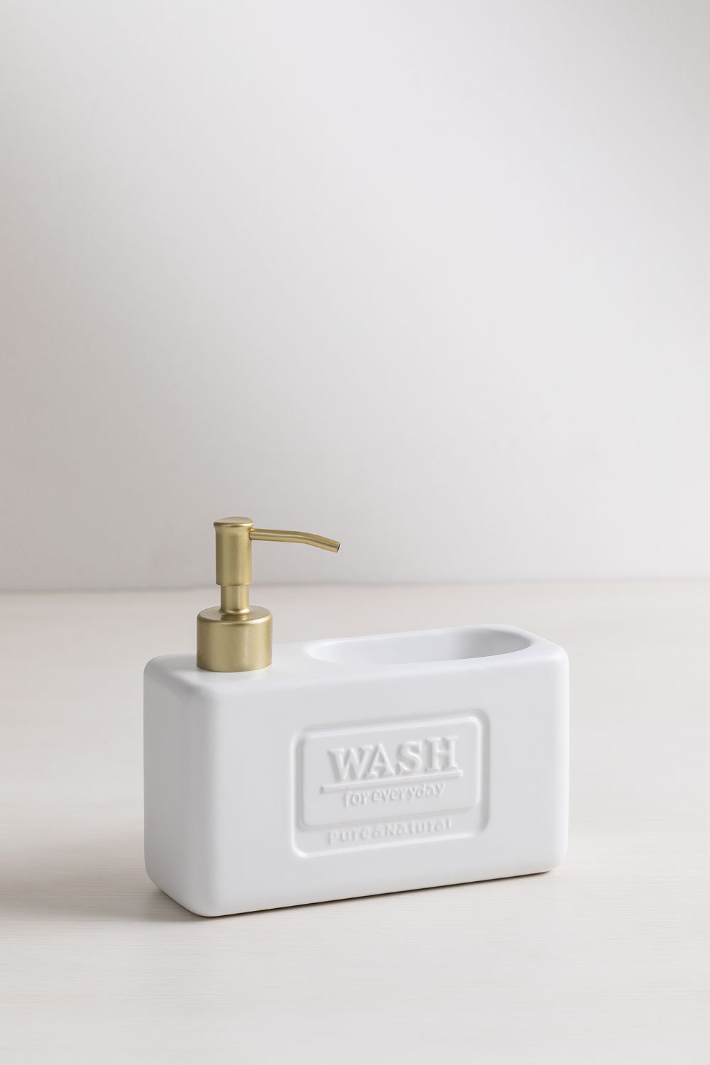 Dispenser di sapone da cucina in ceramica Yaddiel Gold