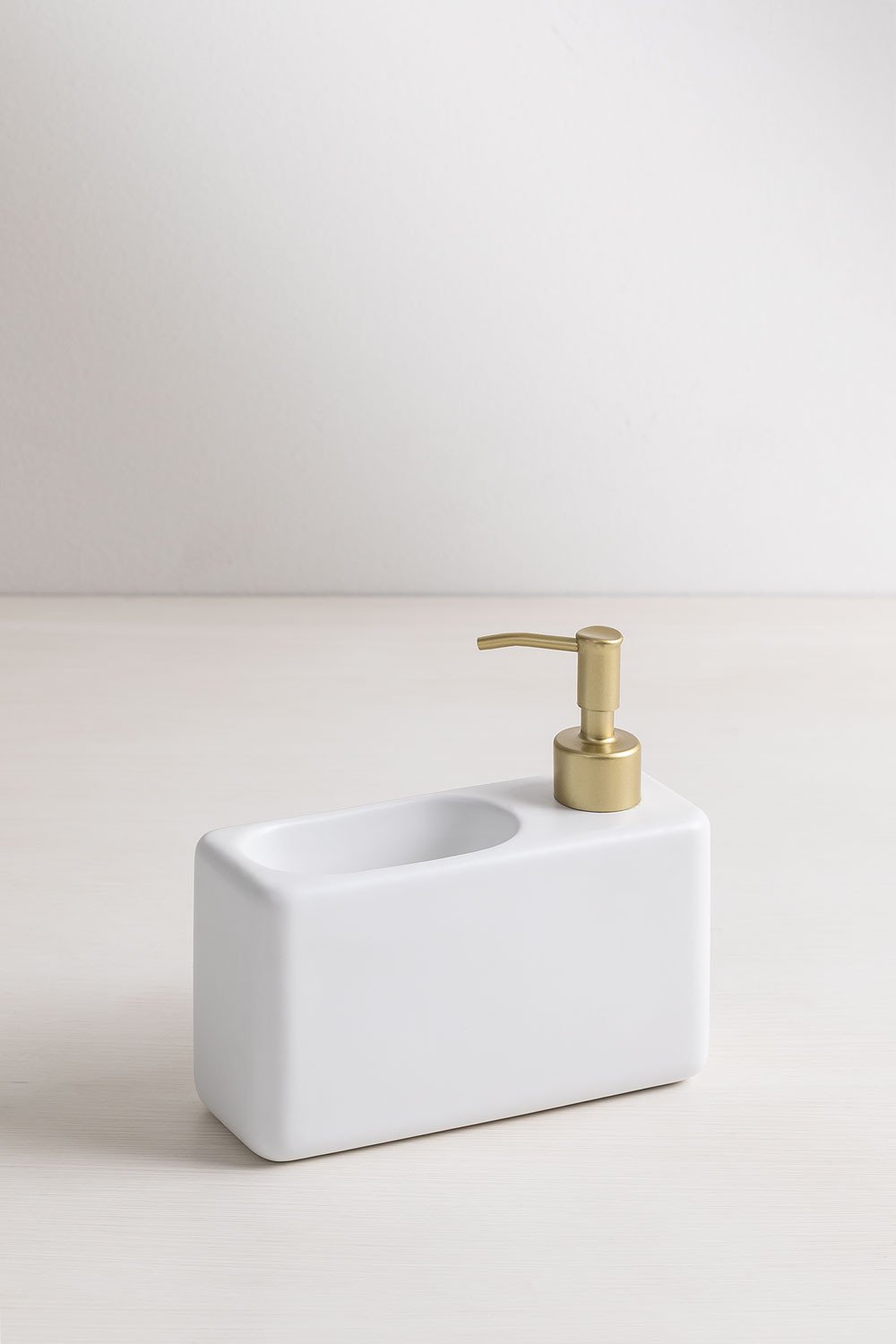 Dispenser di sapone da cucina in ceramica Yaddiel Gold