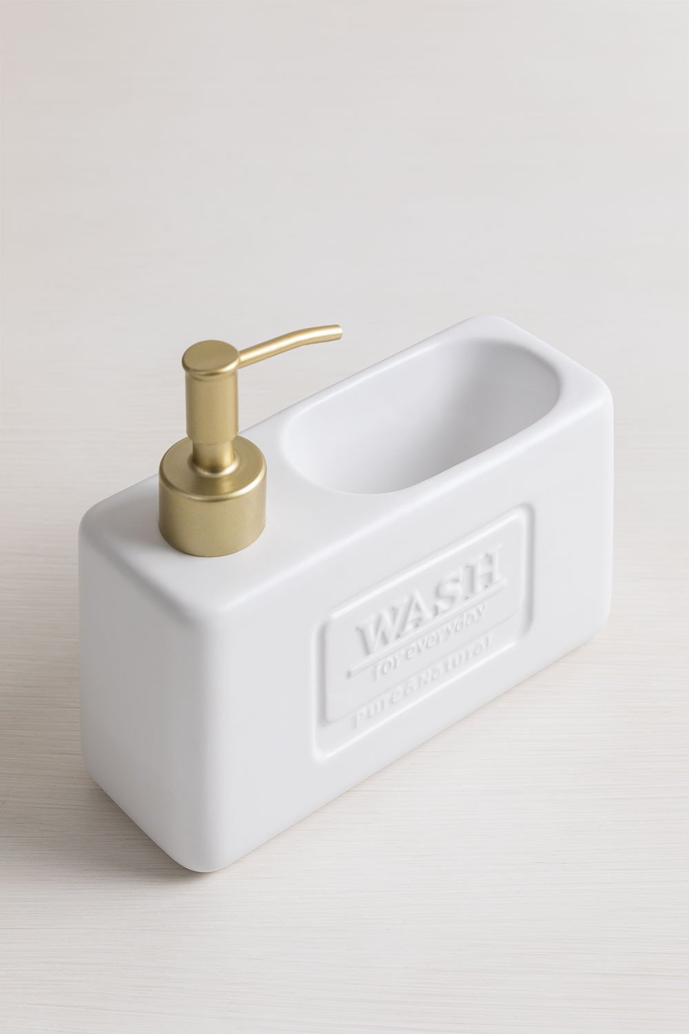 Dispenser di sapone da cucina in ceramica Yaddiel Gold