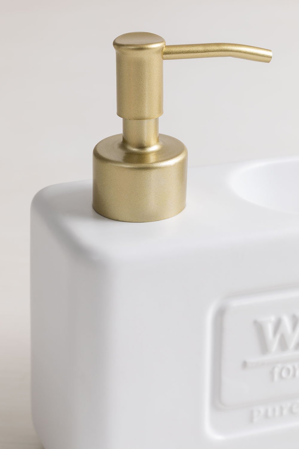 Dispenser di sapone da cucina in ceramica Yaddiel Gold