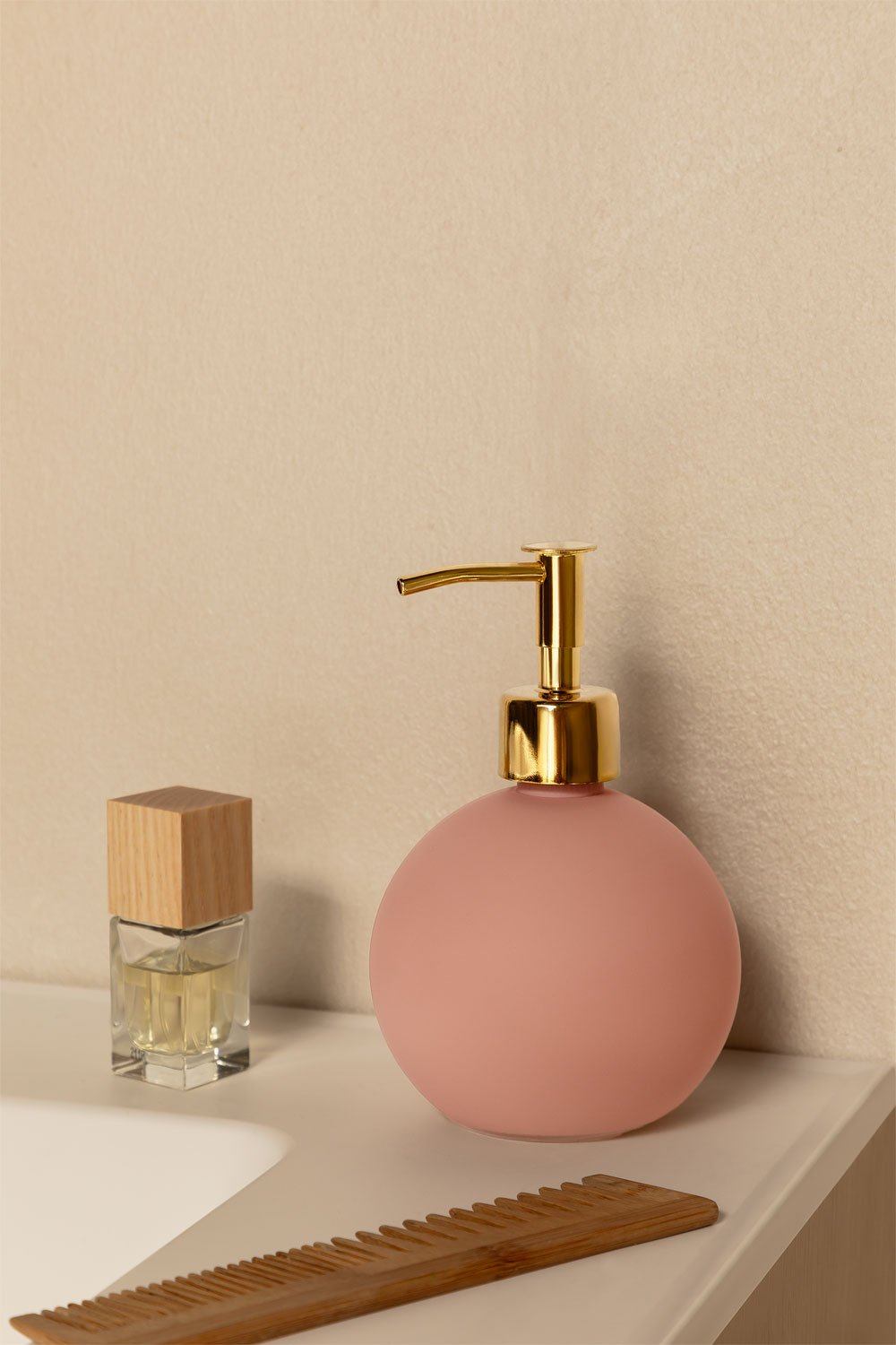 Dispenser di sapone in vetro Bamboi