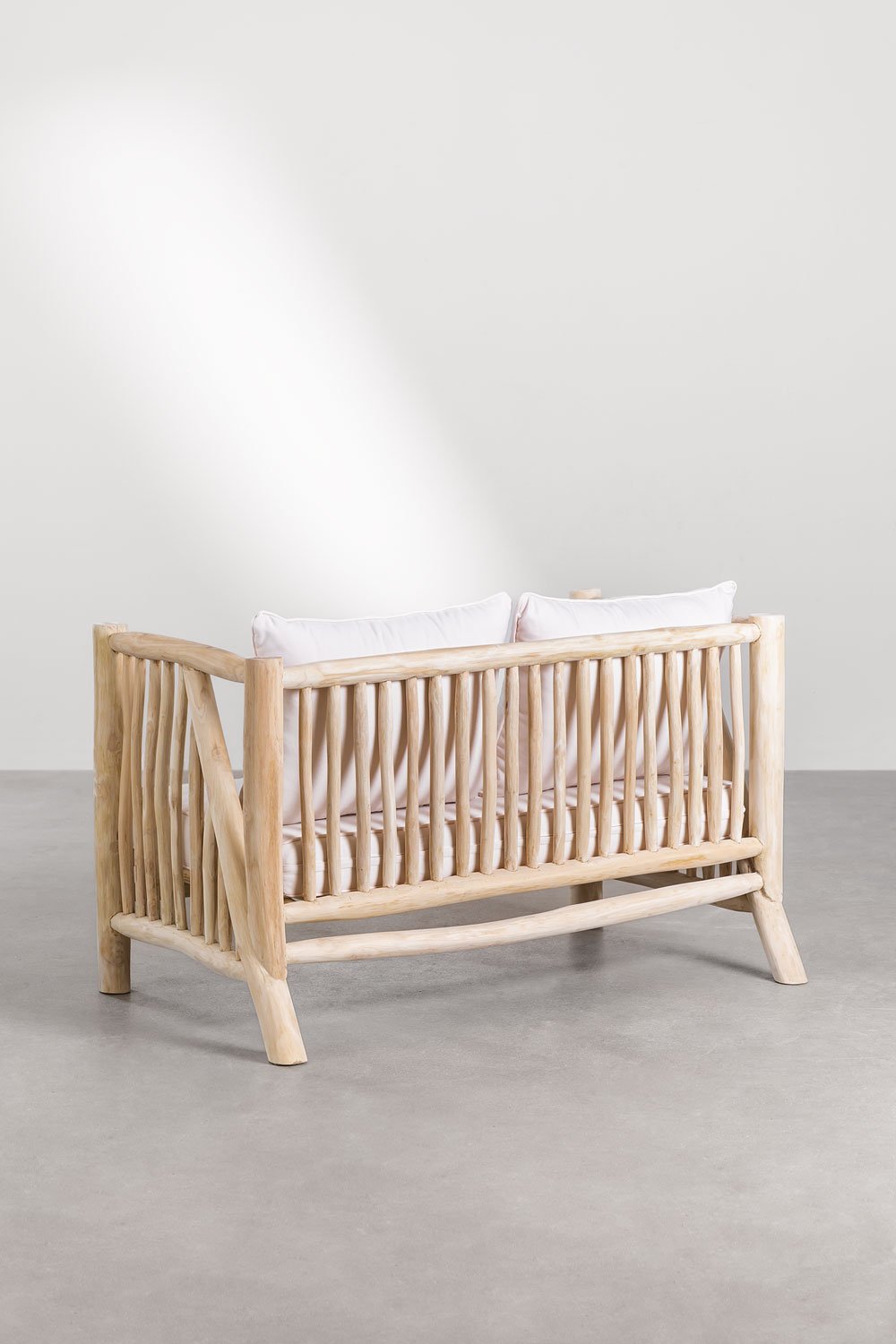Divano 2 Posti in Legno Teak Narel