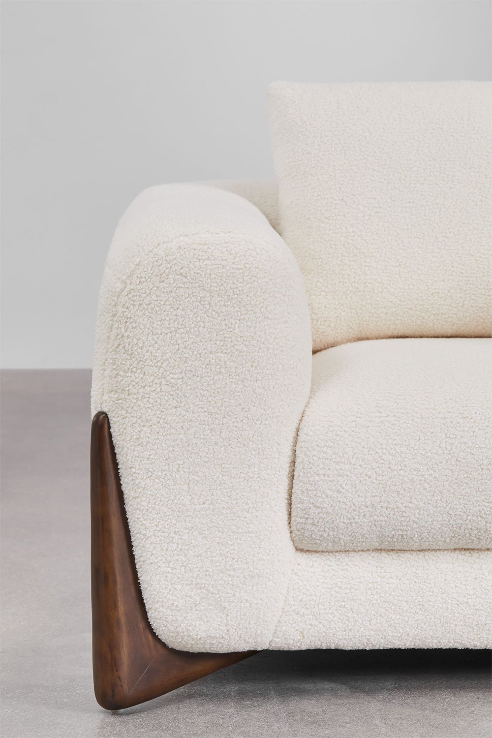 Divano 2 posti in shearling Grevena