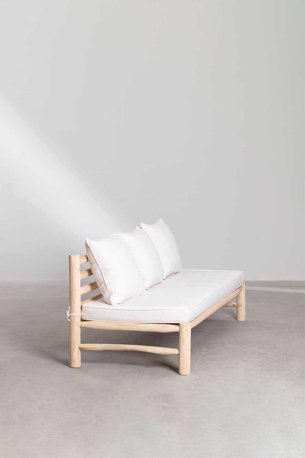Divano 3 Posti in Legno Teak Nabila