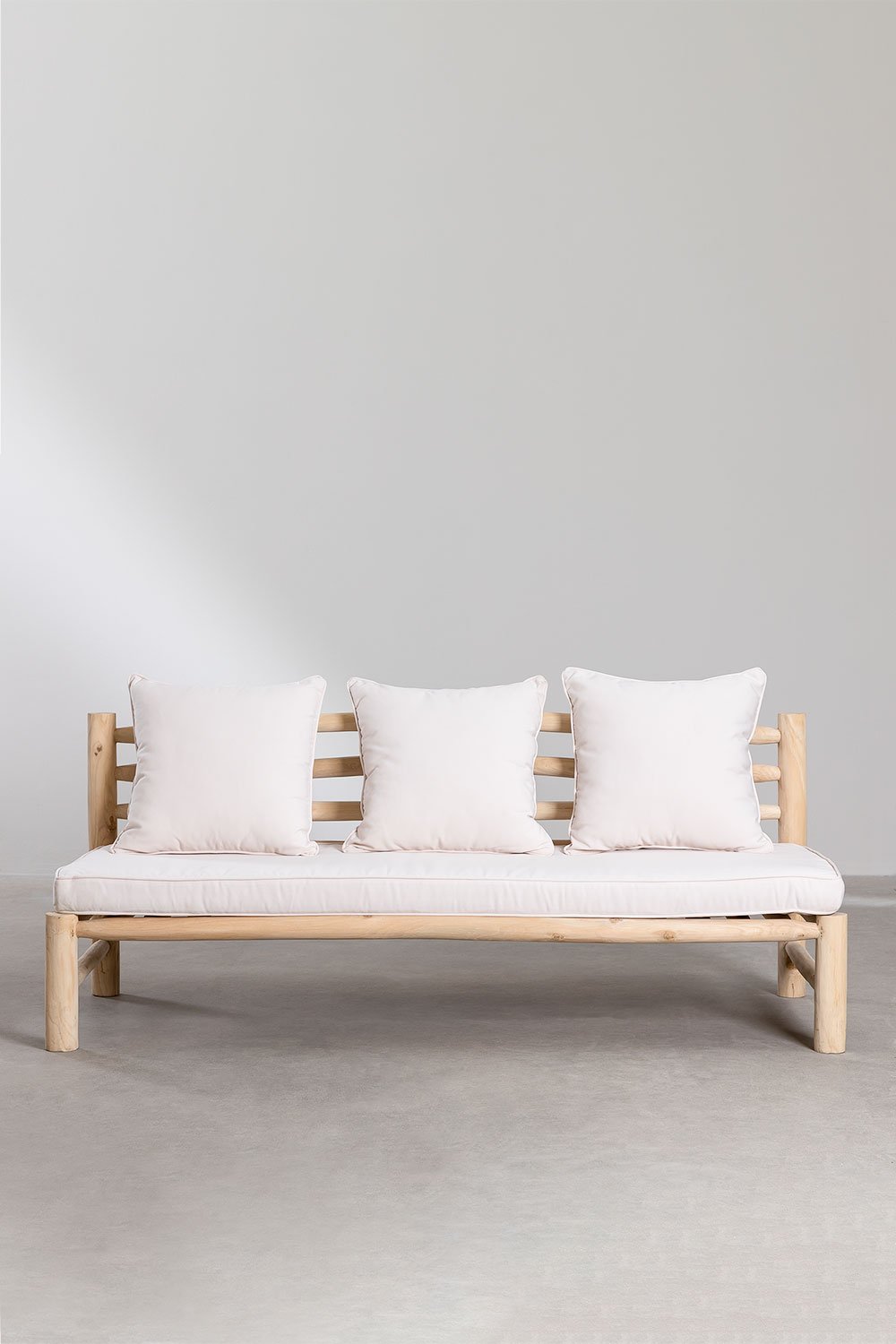 Divano 3 Posti in Legno Teak Nabila
