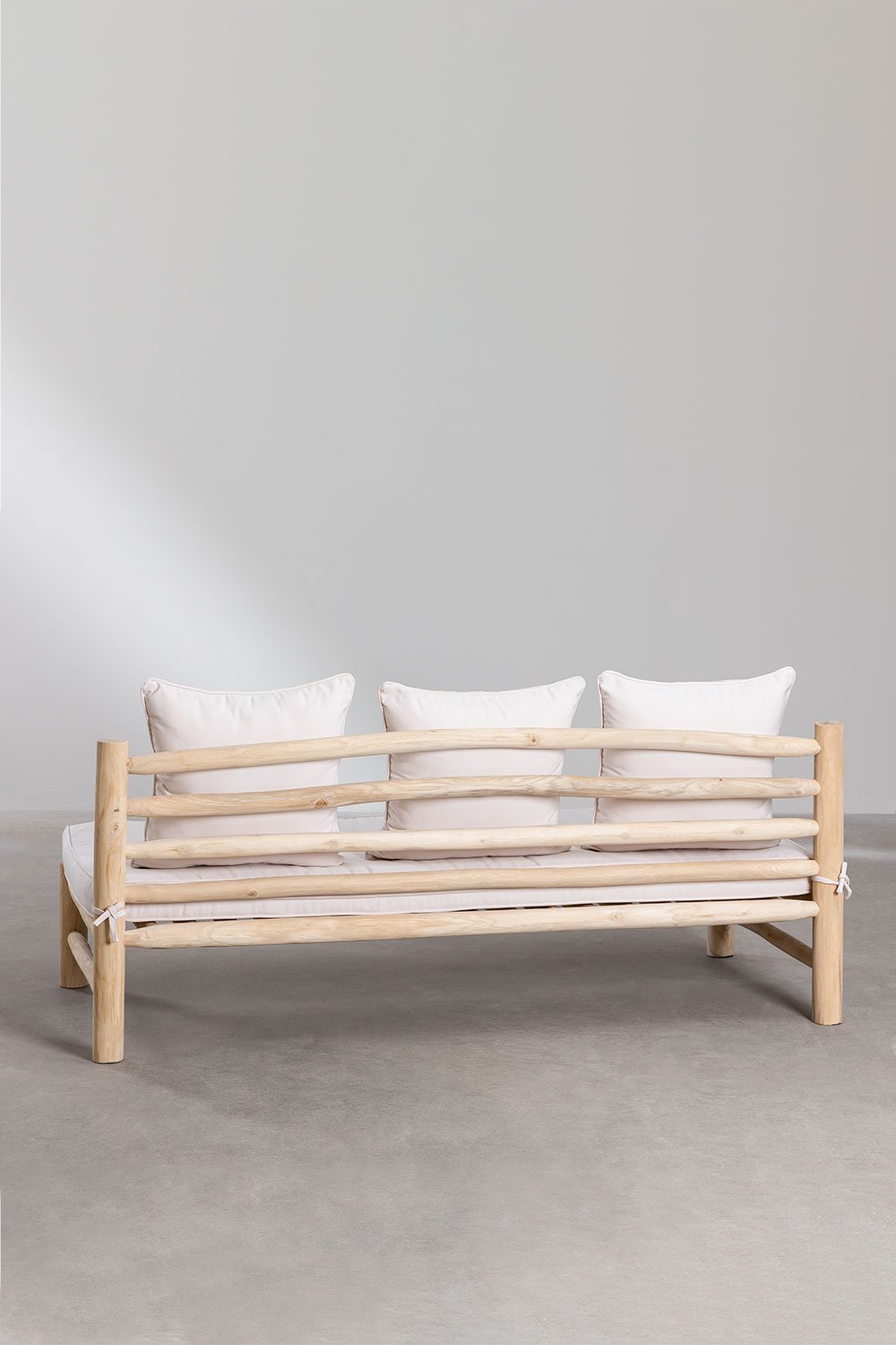 Divano 3 Posti in Legno Teak Nabila