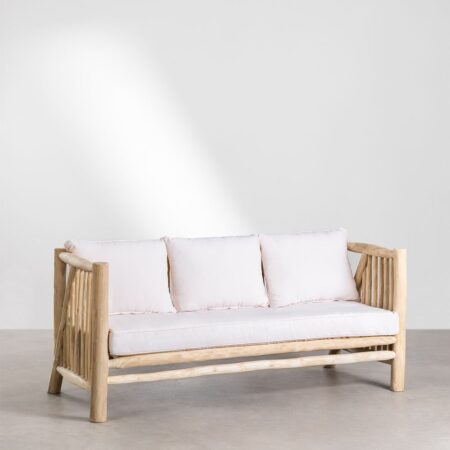 Divano 3 Posti in Legno Teak Narel