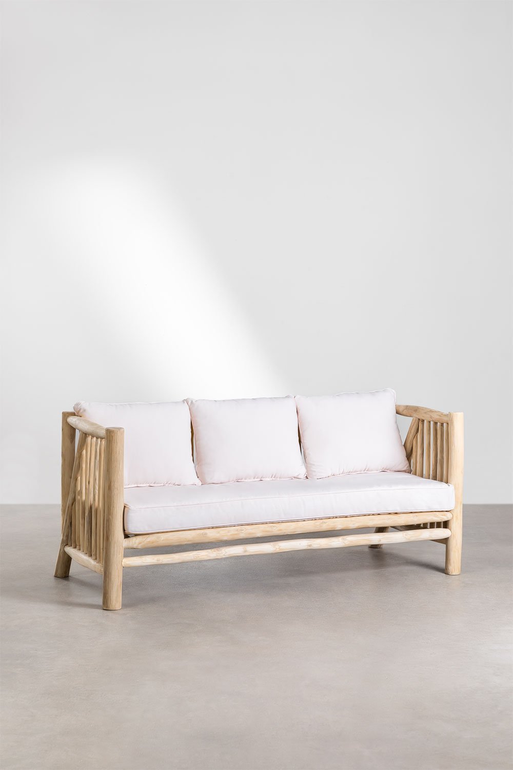 Divano 3 Posti in Legno Teak Narel