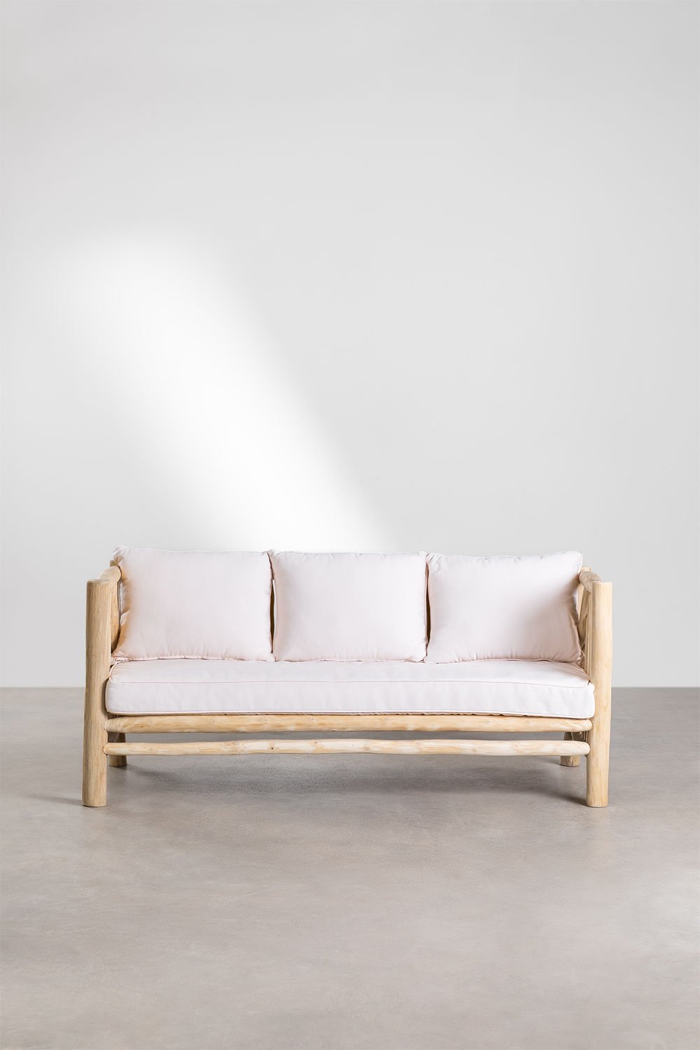 Divano 3 Posti in Legno Teak Narel