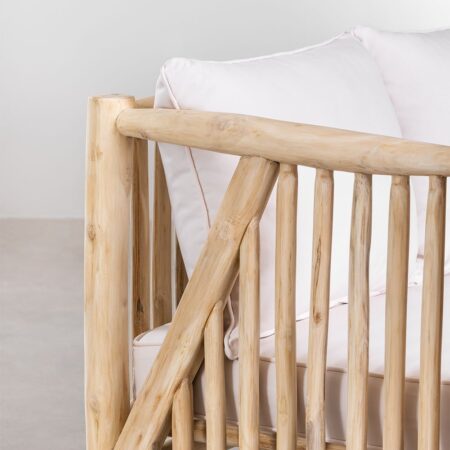 Divano 3 Posti in Legno Teak Narel