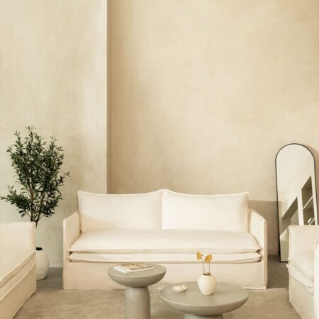 Divano 3 posti in lino e cotone Grace